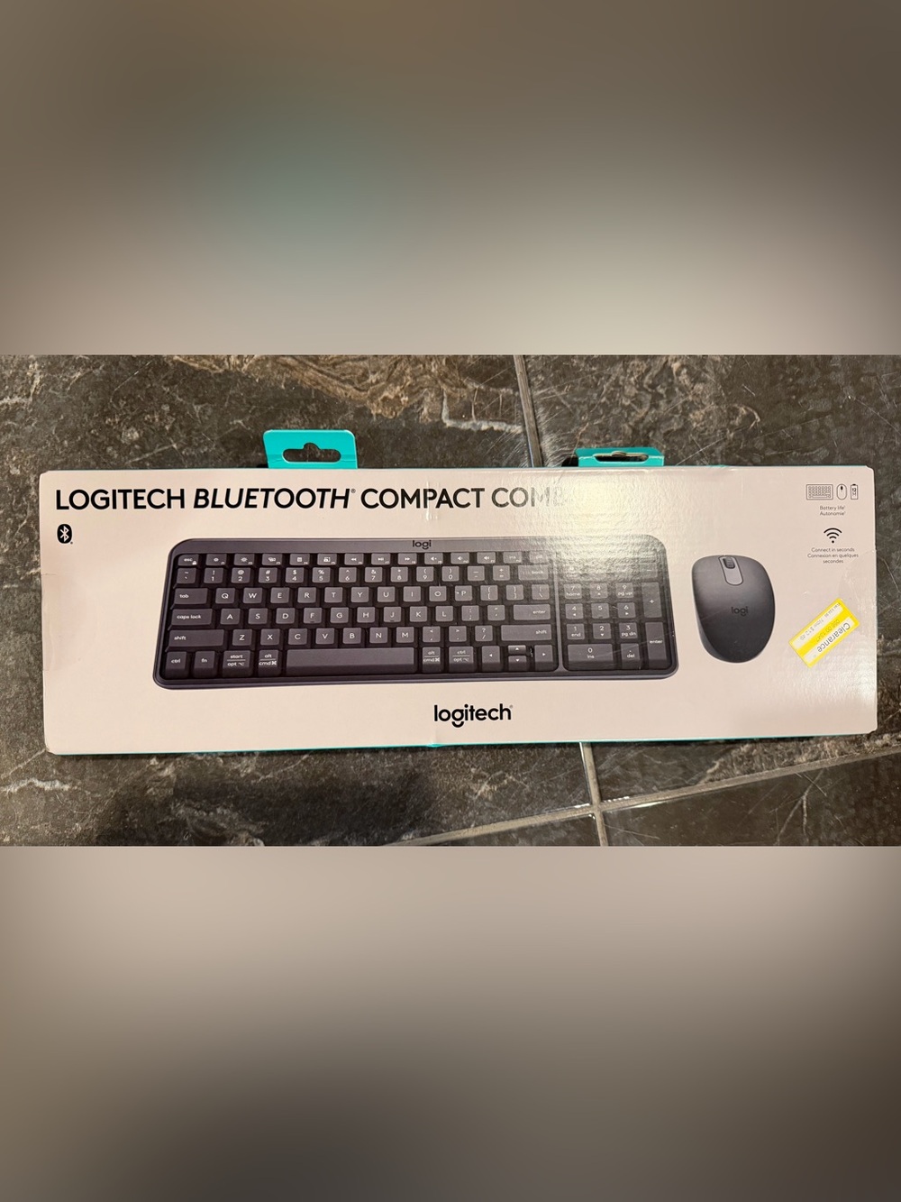Logitech Compact Wireless Keyboard and Mouse Black